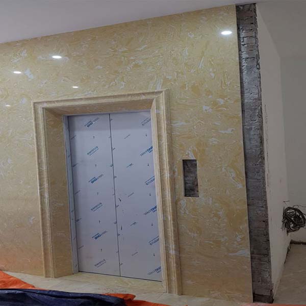 mẫu đá marble ốp thang máy
