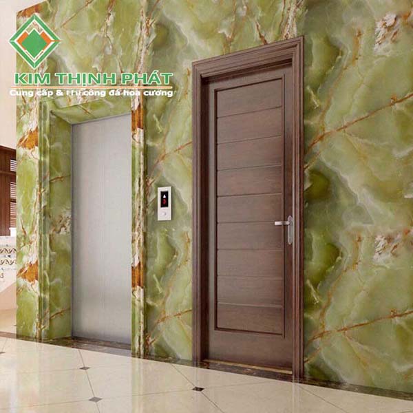mẫu đá marble ốp thang máy