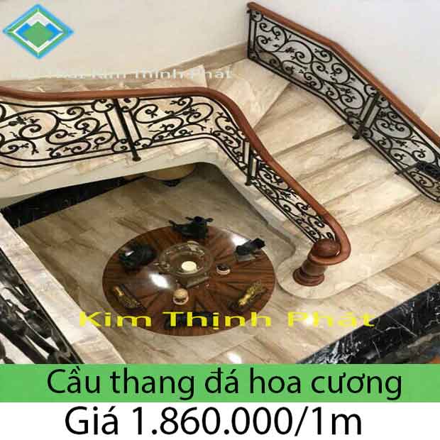 Cầu thang đá hoa cương và gam màu hợp phong thuỷ, cột đá nền đá cầu thang đá marble đá tự nhiên