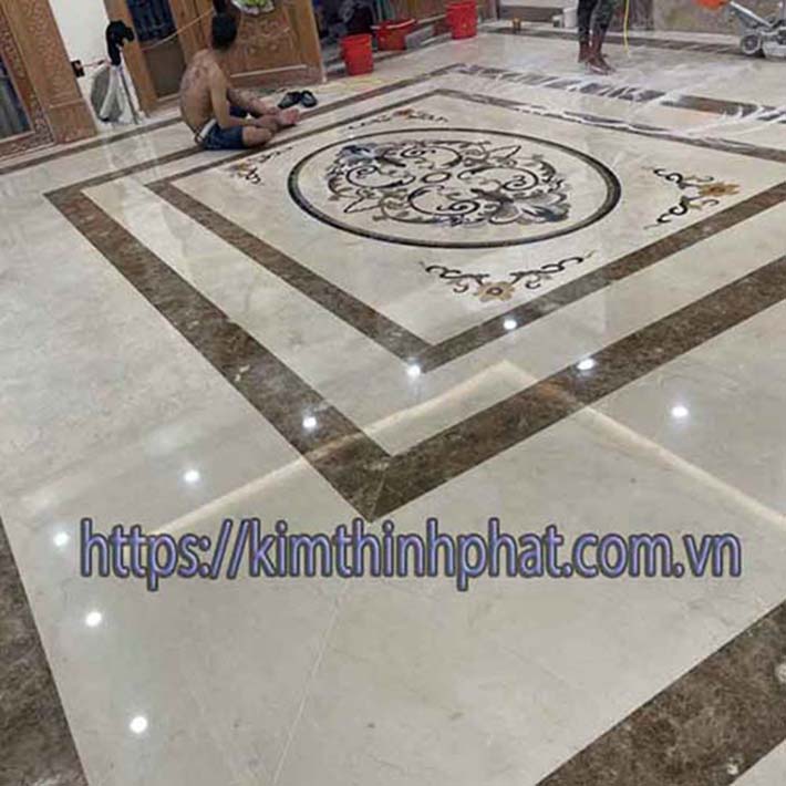 Quy trình phủ bóng sàn đá hoa cương cẩm thạch tại công trình, cột đá nền đá cầu thang đá marble đá tự nhiên