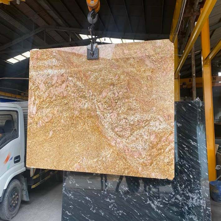 Đá hoa cương thiên nhiên vàng