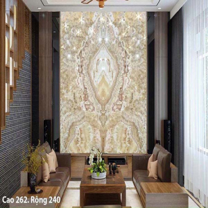 Đá hoa cương thiên nhiên thể hiện rõ ràng phong cách của chủ nhân
