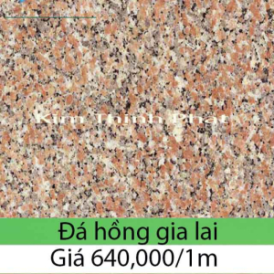 Mẫu Đá hoa cương thiên nhiên hồng gia lai